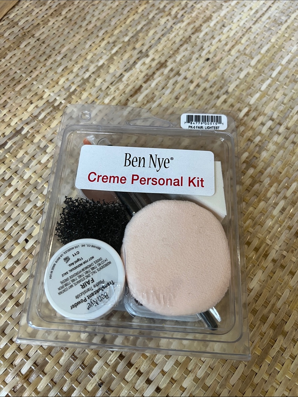 Ben Nye Crème Personal Care Makeup Kit -Fair Lightest PK-0 Theater Perform - NEW